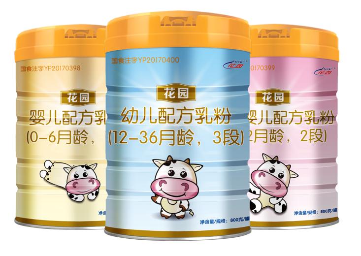 花園嬰配粉（1、2、3段）